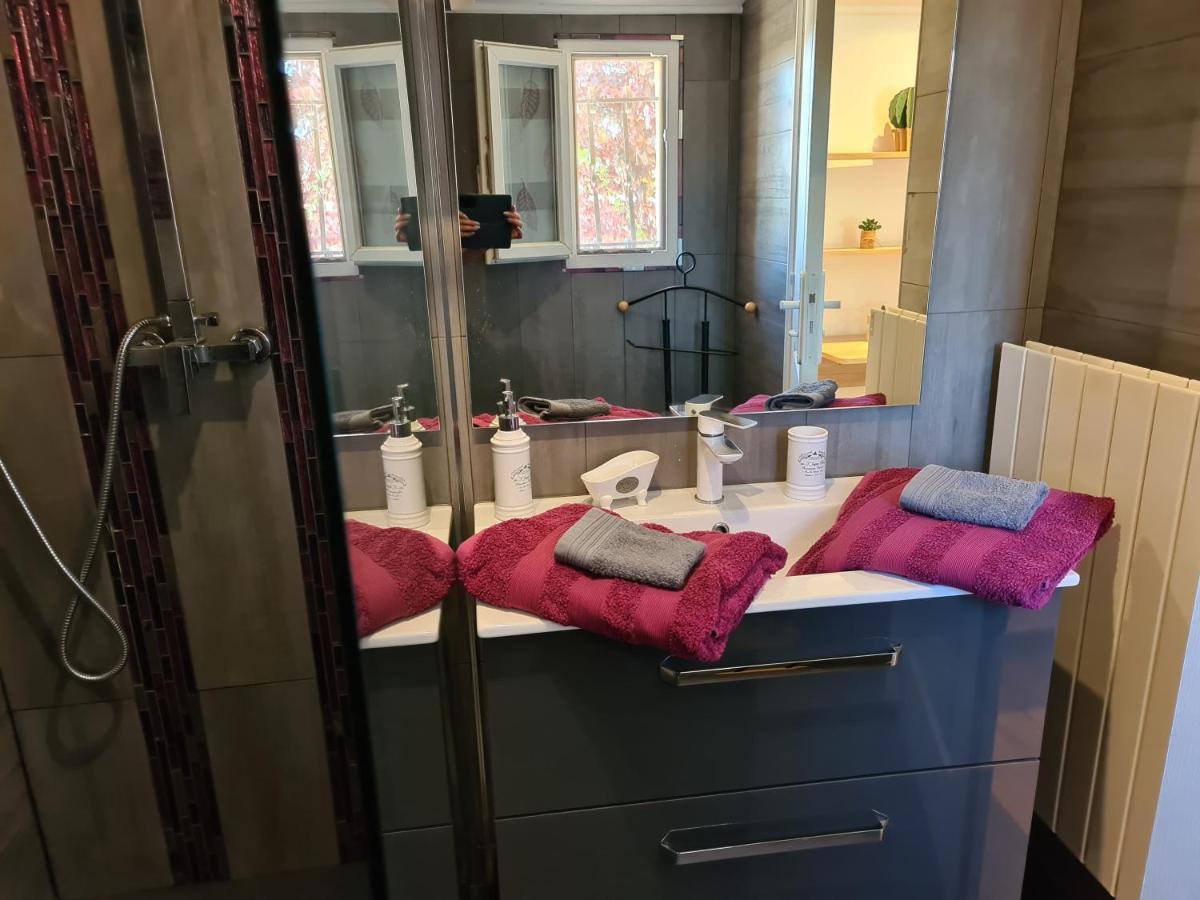 3 indépendants dans villa avec piscine terrasse, jardin, parking clos, wifi Meyreuil Extérieur photo
